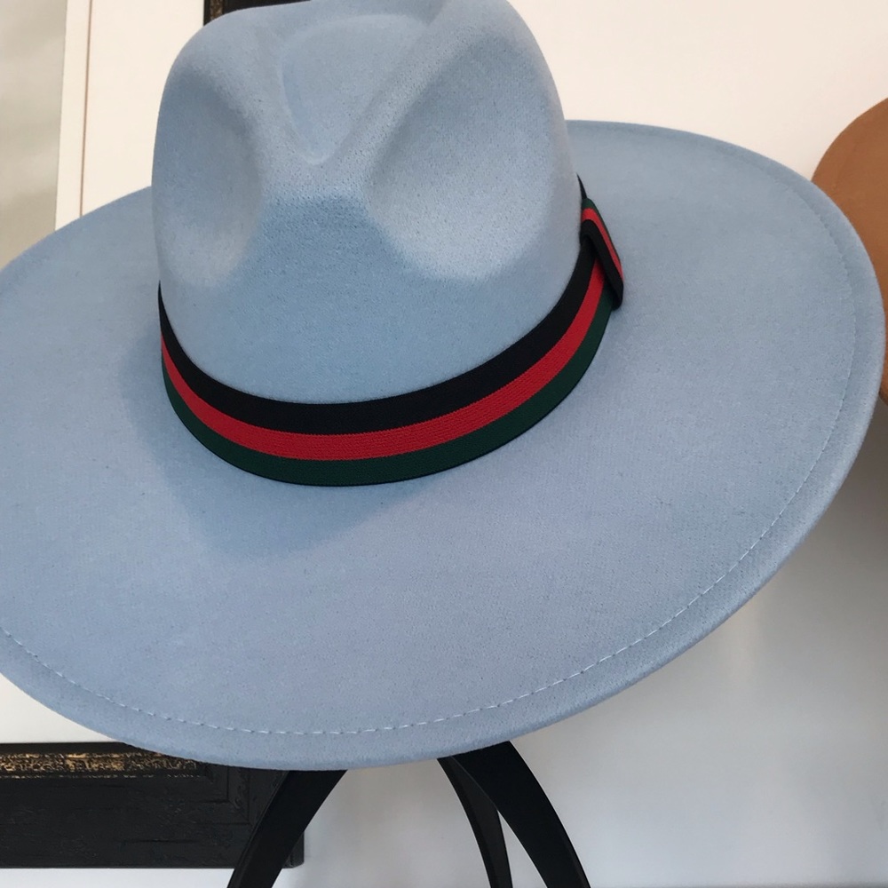 Blue Panama Hat